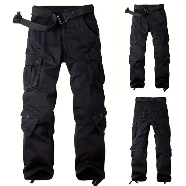 Pantaloni da uomo da trekking Pantaloni cargo larghi casual Tuta militare multitasche militare Tuta tattica multitasche