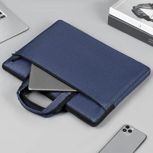 Pastas Laptop Bolsa Elegante À Prova D 'Água 14 Polegada Notebook Manga Bolsa Bolsa Maleta Bolsa Para Caso de Negócios