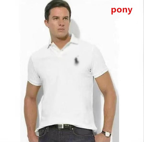T-shirt da uomo italiana di lusso primaverile firmata Pony Polo High Street ricamo Pony Crocodile stampa abbigliamento polo da uomo di marca 23ss polo da uomo
