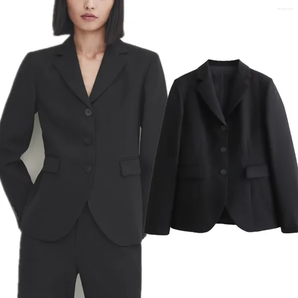 Ternos femininos elmsk primavera chegada escritório senhoras blazer feminino mujer 2024 blazers e jaquetas topos