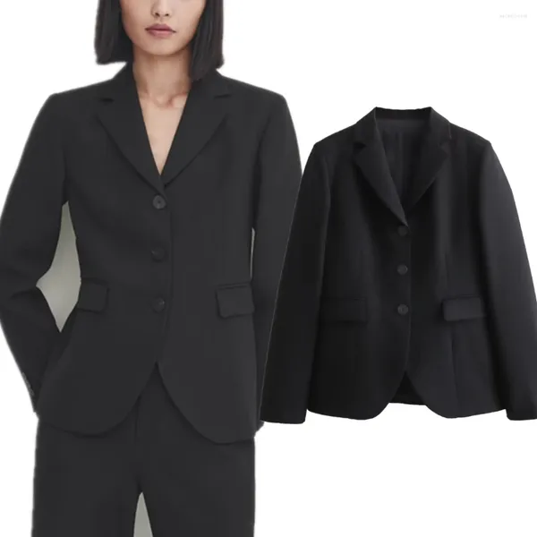 Abiti da donna Elmsk Primavera Arrivo Ufficio Signore Blazer Feminino Donna Mujer 2024 Blazer e giacche Top