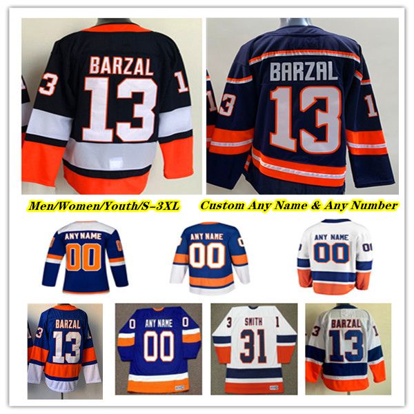 Mathew Barzal NY HockeynhlJersey Brock Nelson Anders Lee Noah Dobson Bo Horvat Kyle Palmieri Pierre Engvall Cal Clutterbuck Simon Holmstrom ISLANDER Scot