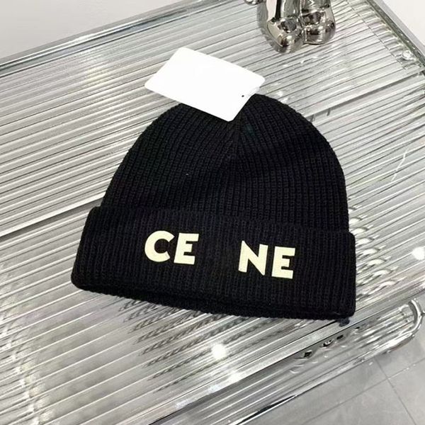 Chapéu de luxo designer boné feminino gorro bom fazer para homens e mulheres moda casual bonés outono inverno calor casquette chapéus amantes do dia de natal boné de malha macio agradável