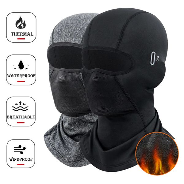 Winter Radfahren Fleece Thermal Balaclava Maske Windproof Cycling Full Face Maske Airsoft Motorrad Balaclava Angel Ski Kopfbedeckung 231220