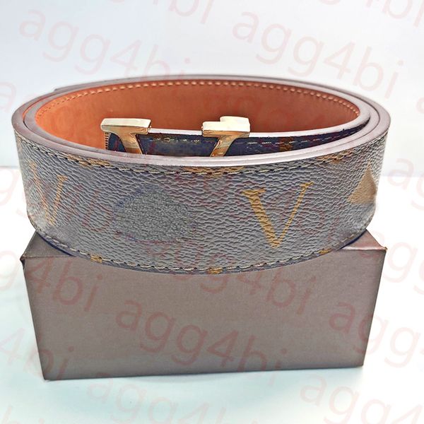 cinture uomo Desinger cintura in pelle moda donna accessori lusso lettera cinturino grande fibbia in oro cinturino business casual di alta qualità S8886