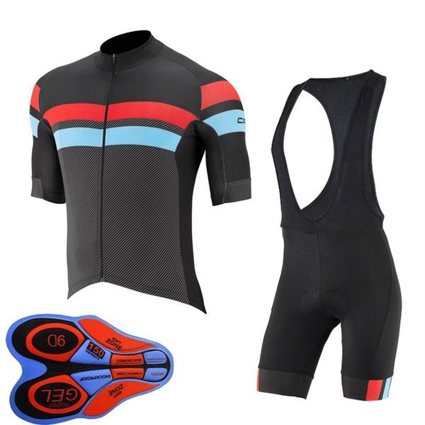 Maglia da ciclismo da uomo CAPO Team 2021 Maglia da ciclismo estiva a maniche corte set Maillot Ciclismo Completo da bicicletta Quick dry Bike Clothi201W