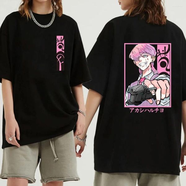 T-shirt da uomo 2023 Anime Tokyo Revengers Sanzu Haruchiyo T-shirt Cosplay T-shirt Hip Hop Top