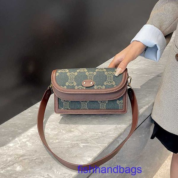 Großhandel Top Original Celins 'Einkaufstaschen Online Shop Factory Outlet Tote zum Verkauf hochwertiger Denim Small Square Bag Frauen mit Design mit echtem Logo