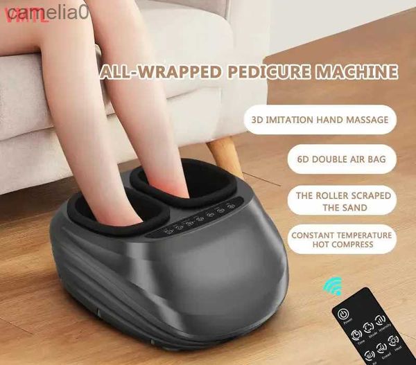 Máquina de massagem elétrica de massagem elétrica Shiatsu compressão de ar de amassa profunda para terapia de aquecimento por infravermelho de saúde Terapia anti-estresse Massagel231220