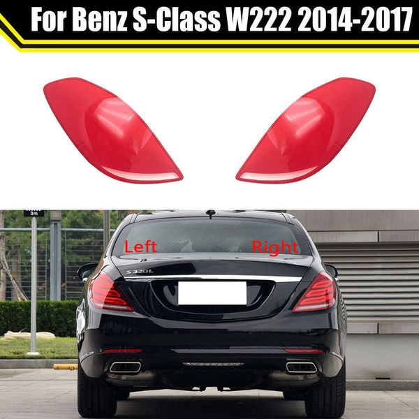 Per Benz S-class W222 2014 2015 2016 2017 Auto Fanale Posteriore Luci Dei Freni di Ricambio Auto Posteriore Borsette Copertura Maschera