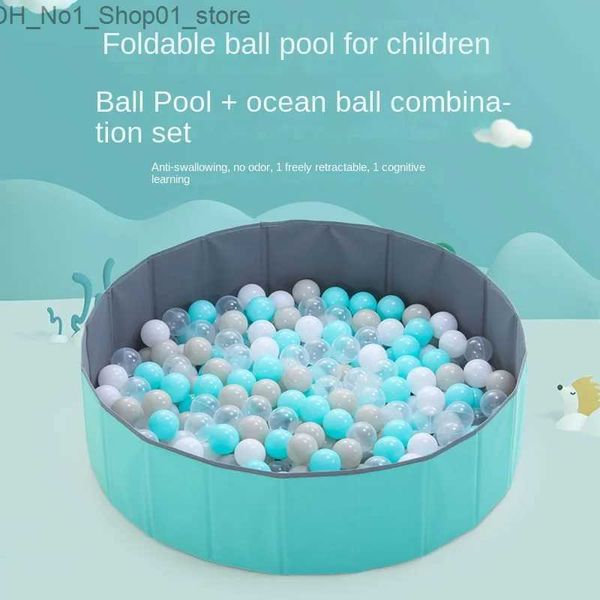 Spielzeugzelte Kinder Ozean Ball Pool Klappspiel Zaun Baby Indoor Basketball Zelt Baby Ozean Ball Spaß Unterhaltung Spielzeug Kinderheim Q231220