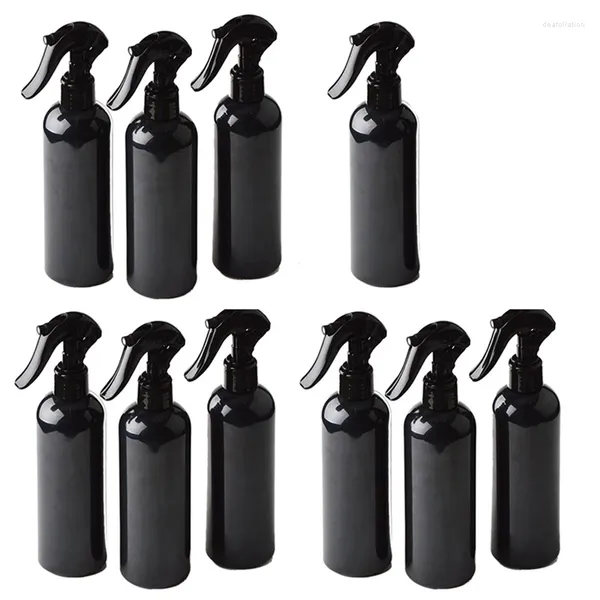 Speicherflaschen 10pcs Multifunktional 300 ml Plastiksprühflaschen Trigger Trigger Sprayer ätherisches Öl Parfümbehälter tragbar