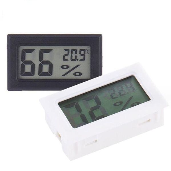 Mini higrômetro termômetro eletrônico digital medidor de umidade monitor lcd display lcd interior detector temperatura