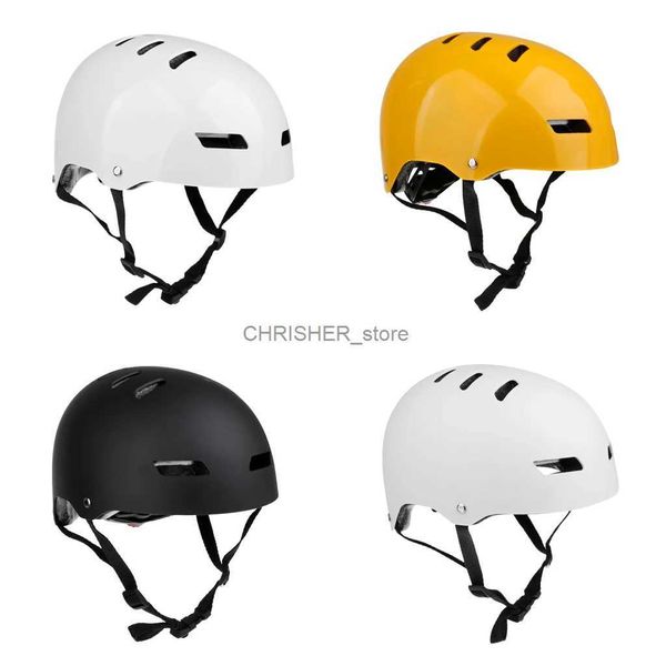 Capacetes de escalada Profissional ABS Capacete de esportes aquáticos Caiaque Canoa Barco Capacete de segurança Ciclismo Escalada Hard Cap Roller Skate Skate Headgear