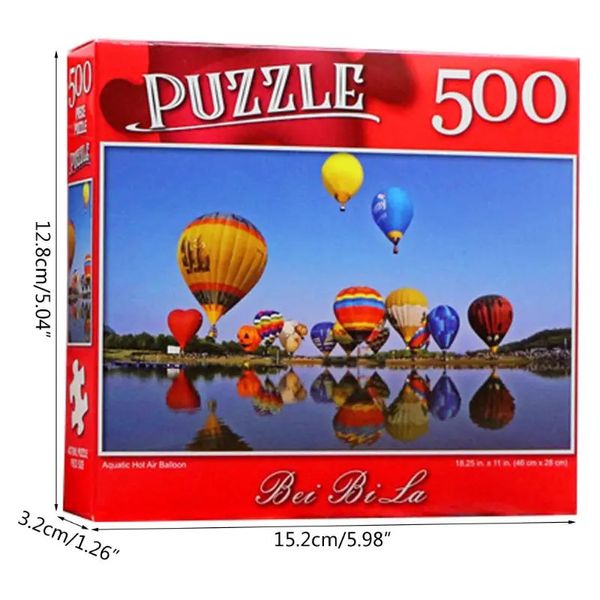 3d Puzzles Puzzle 500 peças Penascape Pattern Pictures Adult Kids Jigsaw Educational Toys for Children Gifts 231219