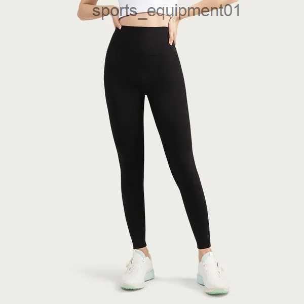 AL Pantaloni da yoga da donna Push up Leggings da fitness Morbido vita alta Sollevamento dell'anca Elastico T-Line Sport con GC91