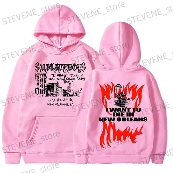 Men's Hoodies Sweatshirts New uicideboy Hoodie Suicide New Orleans Music Album Aesthetic Sweatshirt Hip-hop Rap Pullover Street Clothing 2023 T231220