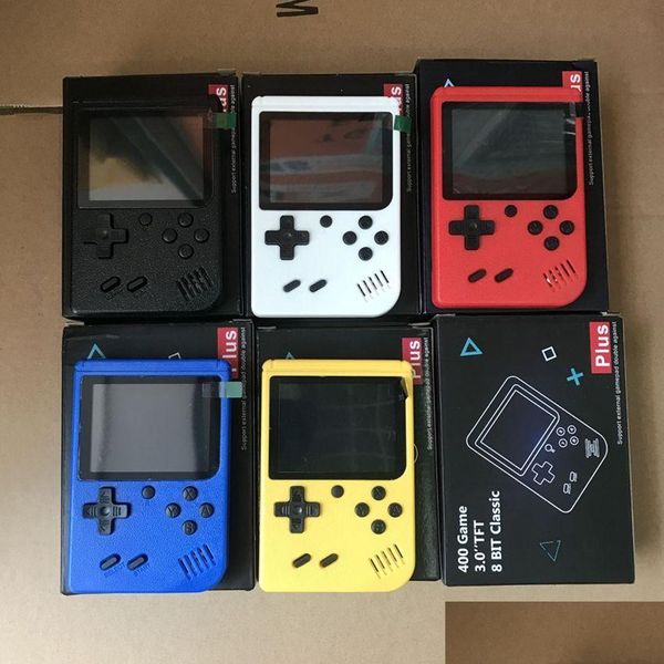 Lettori di giochi portatili Mini console portatile Video retrò in grado di memorizzare 400 giochi 8 bit 3.0 pollici Colorf Lcd Design della culla Drop Delivery Ac Dhesc