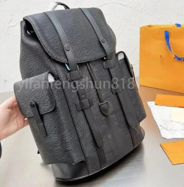 2023 hochwertige Designer-Tasche, Designer-Rucksack, modisch, presbyterianisch, mit Goldknopf, Kordelbeschichtung, Canvas, gepaart mit PU-Büchertasche, Rucksack, Rucksack