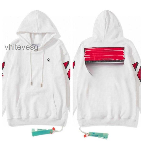 Dupes Reps Hoodrich Çeken Uzun Kollu Polo Hoodie Kadınlar Tam Zip Y2K Yukarı Erkek Tasarımcı Hoddie Offfwhite Felpa Beyaz YJ CD3Q