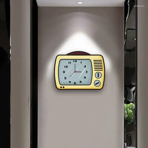 Wanduhren Cartoon Mode Uhr Wohnzimmer Kreative Nette Stumm Moderne Einfache Schlafzimmer Kinder Dekoration Tisch Animation