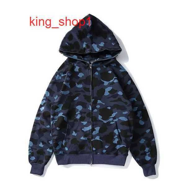 bapes Giacca da uomo di design con cappuccio Big ABC Camo Shark Felpe con zip intera per felpa da uomo Cardigan a maniche lunghe caldo da donna 19 6H4C