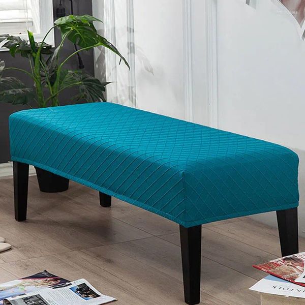 Coprisedia Antiscivolo Rimovibile Lavabile Panca elastica Sgabello lungo Sala da pranzo Protezione elastica per El Home