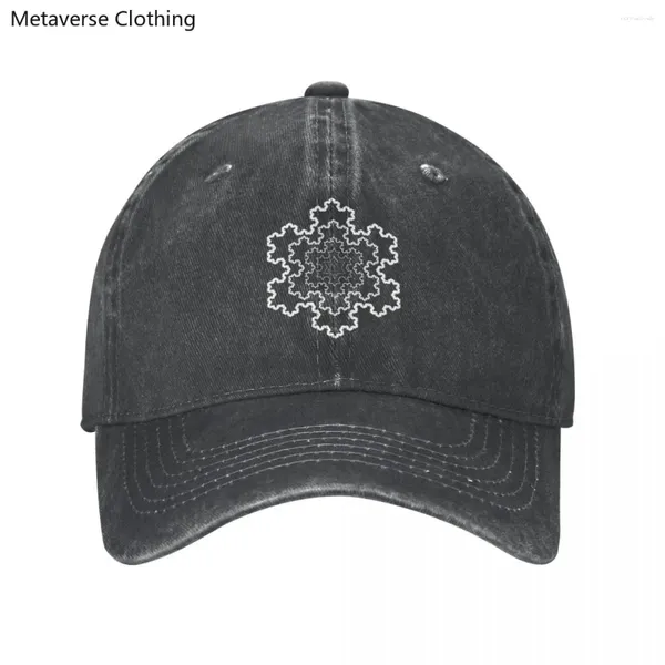 Ballkappen The Koch Snowflake Cap Cowboyhut Marke Mann Weihnachtsmützen Gentleman Weiblich Herren