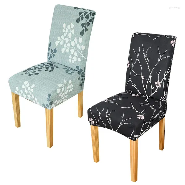 Capas de cadeira 2 pcs elástico capa de jantar universal estiramento cadeiras slipcovers casa assento assento lving sala decoração de casa