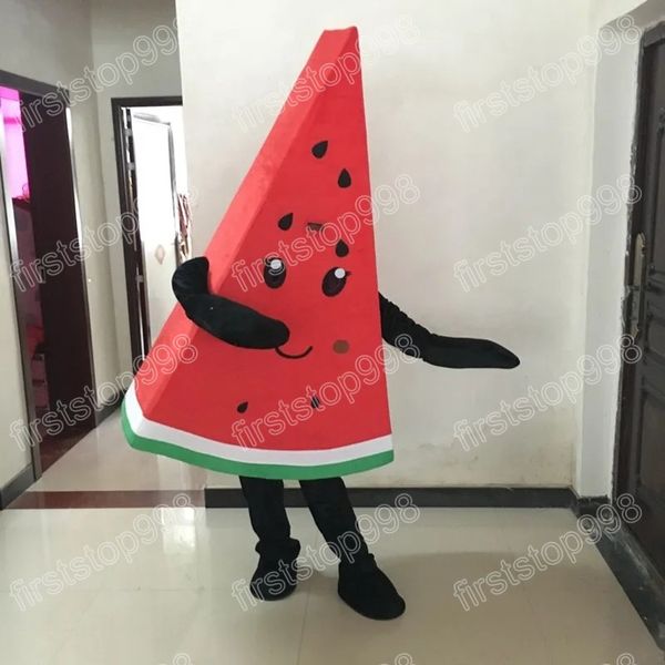 Halloween Watermelon Mascot Costume Cartoon Anime Tema Personagem unissex Adultos Tamanho Publicidade Props Festa de Natal