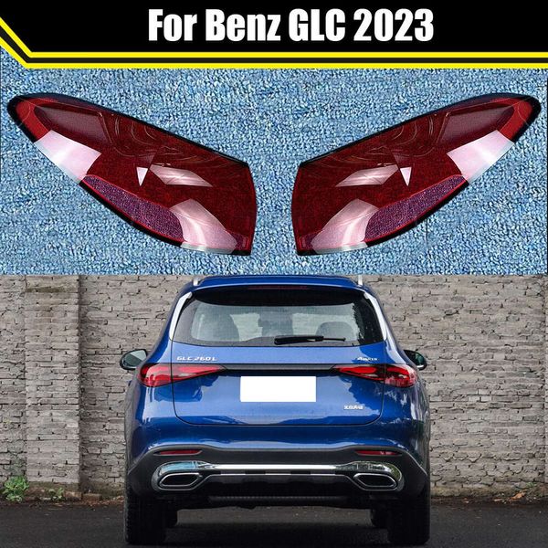 Benz Glc 2023 Arka abajur Tallamp Kabuğu Şeffaf Lampcover Otomatik Kuyruk Işık Muhafaza Kılıfı