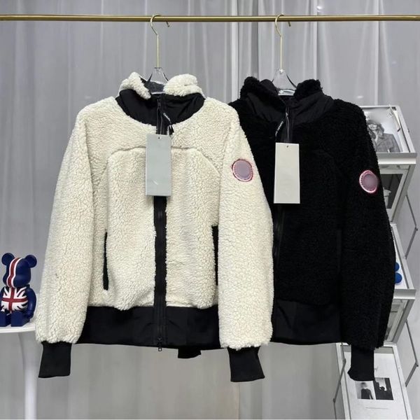 Giacca da donna di design Giacca in pile Ultimi stili Giacca da uomo Cappotto in finta lana Cappotto invernale da donna in lana canadese Moda spesso autunno e inverno caldo