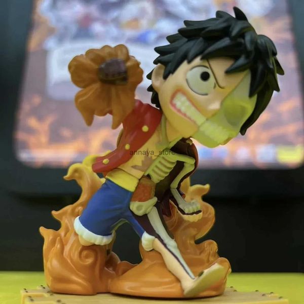 Figure dei cartoni animati 2023 One Piece Rufy Roronoa Zoro Scatola cieca Mightyjaxx Anime Figura Sorpresa Guss Borsa Modello da tavolo Giocattolo per bambini Regali di Natale