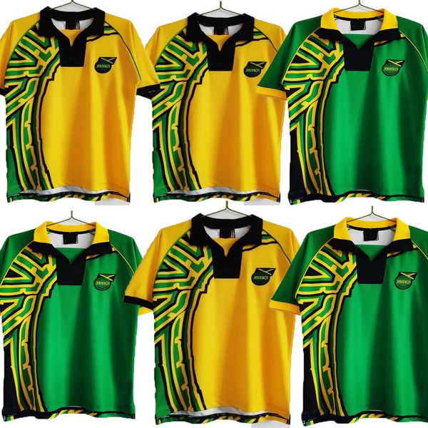 1998 Giamaica Maglie da calcio retrò GARDNER SINCLAIR BROWN DAWES SIMPSON CARGILL WHITMORE EARLE POWELL GAYLE WILLIAMS LOWE Maglia da calcio BURTON HALL