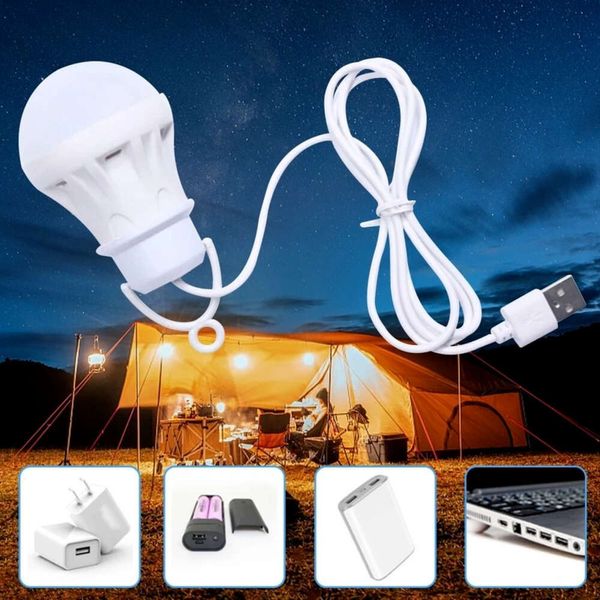 Nouvelles lanternes portatives 2Pc Mini lampe de poche portable extérieure multifonctionnelle lanterne USB portable Camping batterie externe tente lumière LED Camping Wandelen