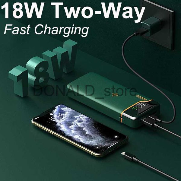 Power Bank для сотового телефона Fast Qi Wireless Charger Power Bank 20000 мАч 22,5 Вт QC PD3.0 Power Bank с быстрой зарядкой для iPhone 13 12 Huawei P40 Xiaomi Poverbank J1220