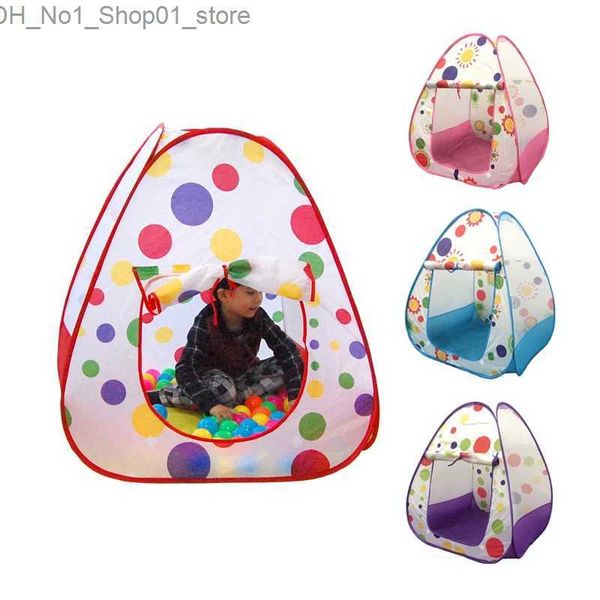 Barracas de brinquedo 80x80x85 Play Tent Ball Pit Piscina Portátil Dobrável Crianças Ao Ar Livre Esportes Indoor Brinquedos Educativos Presente Para Crianças Dropshipping Q231220