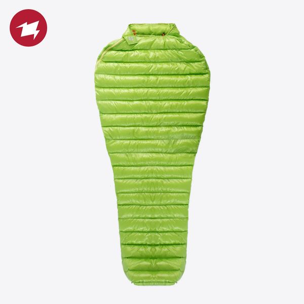 Schlafsäcke Aegismax Mini 6 Grad 800FP Gans Down Sleeping Bag Ultraleicher Outdoor -Camping und Wanderbeutel für Männer Frauen 231219