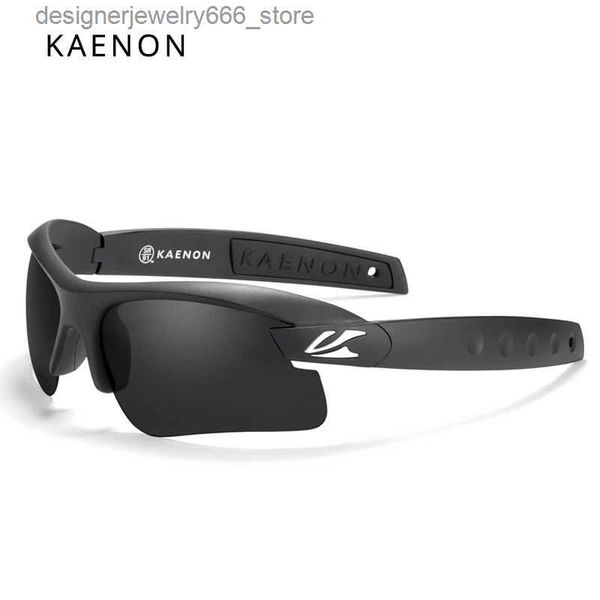 Sonnenbrillen Moderahmen X-KORE Polarisierte Männer Outdoor-Sport Sonnenbrille 1,5 mm Dicke Linsen Grau-Schwarz-Töne mit Originalverpackung