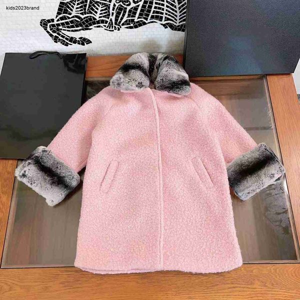 Nuovo giacca da design per bambini in finta pelliccia in finto inverno inverno 90-150 COLLARE COLLAR COLLARE COMPETTO ABBIATORE CALDO CALDO DEC10