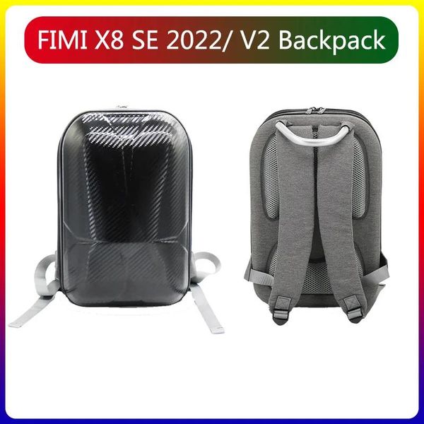 Аксессуары Рюкзак из углеродного волокна для Fimi X8 Se 2022 V2/2022 Сумка для дрона Стильная сумка для хранения дрона X8se Новая сумка для дрона