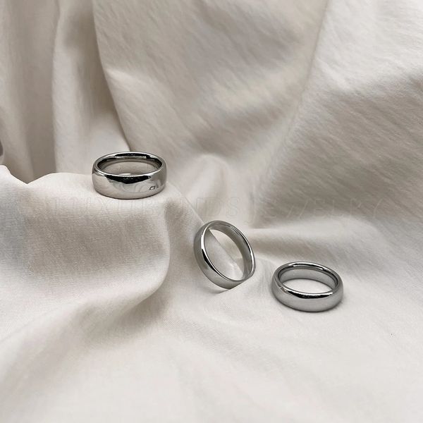 Bandringe 5 mm Wolframcarbid-Ring für Männer Wemen Mode Verlobung gewölbtes Band poliertes Finish auf Lager Hohe Qualität Comfort Fit 231219