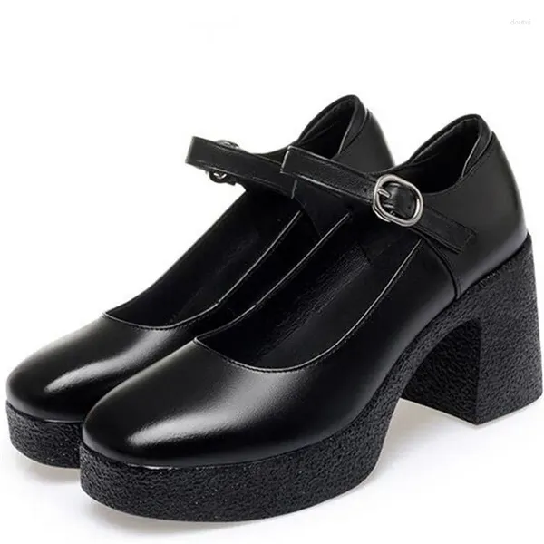 Sapatos de vestido 2023 moda bombas plataforma de sola grossa cheongsam passarela conforto luz elegante mulheres salto alto