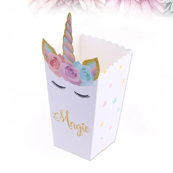 Posate set da 12 pezzi Popcorn Bag a tema Box Box Case Regalo Favore di compleanno Accessorio