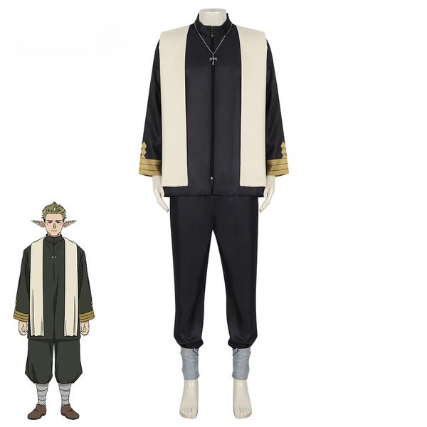 Anime Kraft Cosplay Kostüm Frieren At The Funeral elf Kraft Cosplay Kostüm Mantel Outfit Uniform Männer Halloween Karneval Party