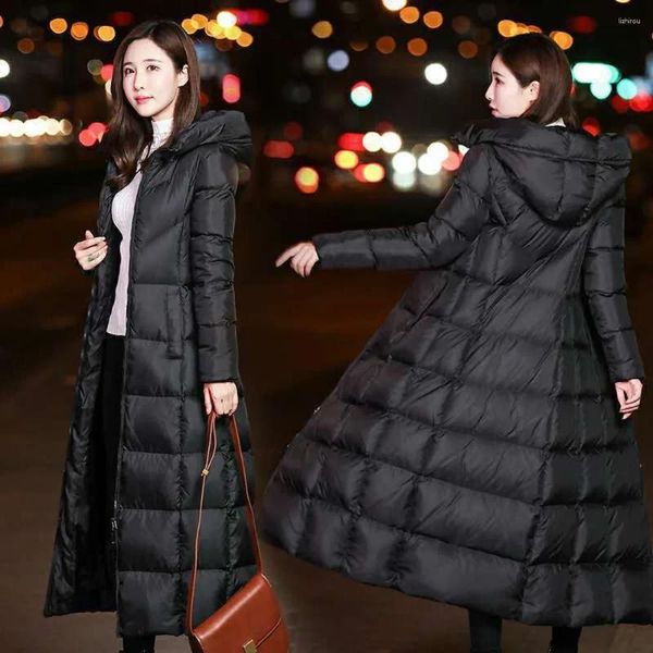 Frauen Trenchcoats 2023 Lange-stil Kleid Koreanische Version Große Größe Mode Jacken Winter Wärme Parka