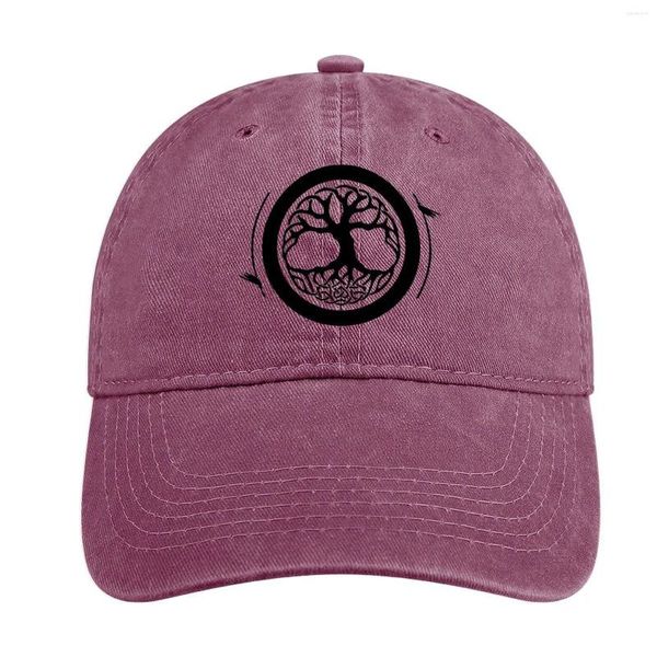 Cappellini con sfera Iron Tree Dojo Logo Cappello da cowboy nero Uomo Cavallo di lusso Papà Donna Uomo