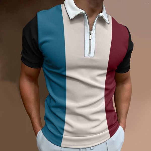 Camisa masculina de moda casual lapela 3d camisa estampada clavura de colarinho