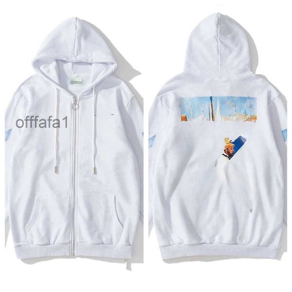 Pull Mens Hoodie White Hoody Top Coat Felpa Varsity Jacket Jumper Pullover Woman Clothe Felpe Yh6 JTVM