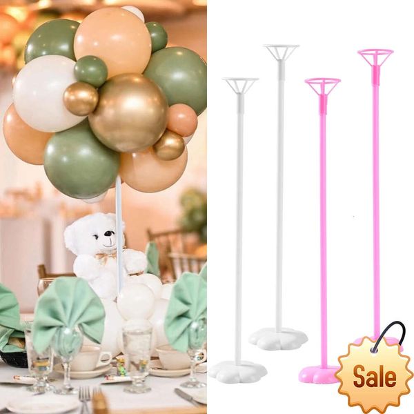 6 Stück Ballonständer Basis DIY Ballonhalter Säulenstütze Hochzeit Tischdekoration Erwachsene Kinder Geburtstagsfeier Babypartybevorzugungen Partybevorzugung Urlaubszubehör